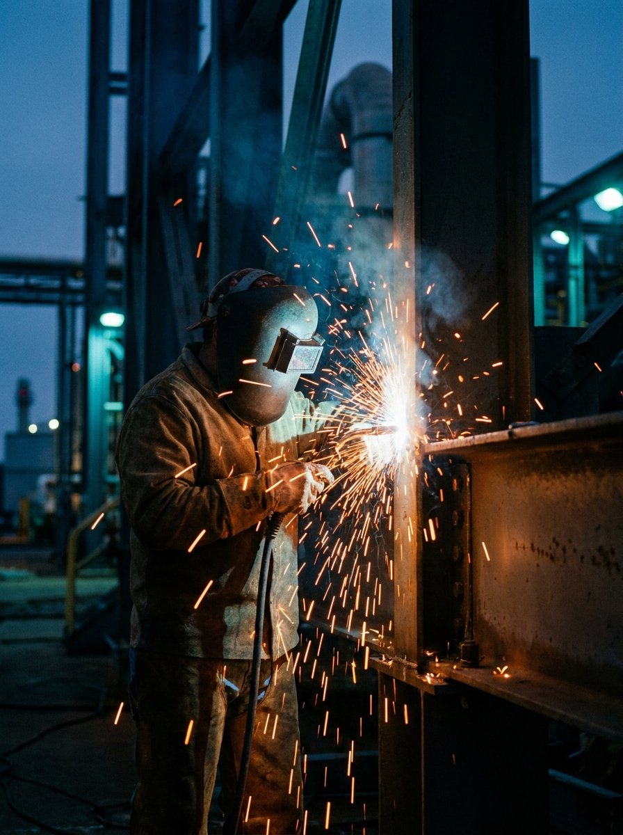 Trabajos de soldadura y construcción